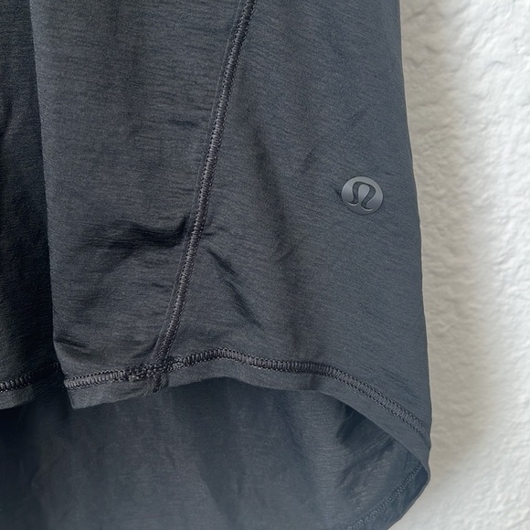 Lululemon Black High Low Flowy Racerback Tank Top - Picture 6 of 6